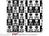 Skull Checkerboard - Decal Style skin fits Zune 80/120GB  (ZUNE SOLD SEPARATELY)