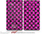 Skull and Crossbones Checkerboard - Decal Style skin fits Zune 80/120GB  (ZUNE SOLD SEPARATELY)