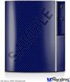 Sony PS3 Skin - Carbon Fiber Blue