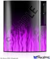 Sony PS3 Skin - Fire Flames Purple