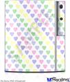 Sony PS3 Skin - Pastel Hearts on White
