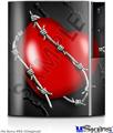 Sony PS3 Skin - Barbwire Heart Red