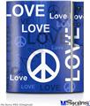 Sony PS3 Skin - Love and Peace Blue