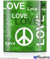 Sony PS3 Skin - Love and Peace Green