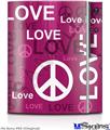 Sony PS3 Skin - Love and Peace Hot Pink