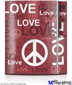 Sony PS3 Skin - Love and Peace Pink