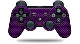 Sony PS3 Controller Decal Style Skin - Carbon Fiber Purple (CONTROLLER NOT INCLUDED)