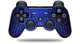 Sony PS3 Controller Decal Style Skin - Binary Rain Blue (CONTROLLER NOT INCLUDED)