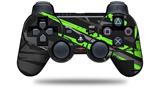 Sony PS3 Controller Decal Style Skin - Baja 0014 Neon Green (CONTROLLER NOT INCLUDED)