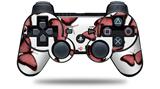 Sony PS3 Controller Decal Style Skin - Butterflies Pink (CONTROLLER NOT INCLUDED)