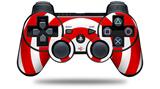 Sony PS3 Controller Decal Style Skin - Bullseye Red and White (CONTROLLER NOT INCLUDED)
