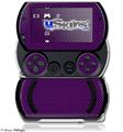 Carbon Fiber Purple - Decal Style Skins (fits Sony PSPgo)