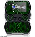 Abstract 01 Green - Decal Style Skins (fits Sony PSPgo)