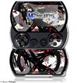 Abstract 02 Red - Decal Style Skins (fits Sony PSPgo)