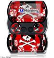 Emo Skull 5 - Decal Style Skins (fits Sony PSPgo)