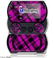 Pink Plaid - Decal Style Skins (fits Sony PSPgo)