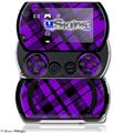 Purple Plaid - Decal Style Skins (fits Sony PSPgo)