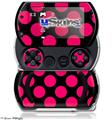 Kearas Polka Dots Pink On Black - Decal Style Skins (fits Sony PSPgo)