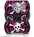 Pink Zebra Skull - Decal Style Skins (fits Sony PSPgo)