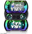 Cartoon Skull Rainbow - Decal Style Skins (fits Sony PSPgo)