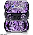 Scene Kid Sketches Purple - Decal Style Skins (fits Sony PSPgo)