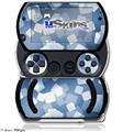 Bokeh Squared Blue - Decal Style Skins (fits Sony PSPgo)