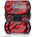Camouflage Red - Decal Style Skins (fits Sony PSPgo)