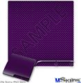 Decal Skin compatible with Sony PS3 Slim Carbon Fiber Purple