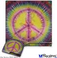 Decal Skin compatible with Sony PS3 Slim Tie Dye Peace Sign 104