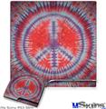 Decal Skin compatible with Sony PS3 Slim Tie Dye Peace Sign 105