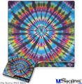 Decal Skin compatible with Sony PS3 Slim Tie Dye Swirl 101