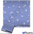 Decal Skin compatible with Sony PS3 Slim Snowflakes