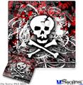 Decal Skin compatible with Sony PS3 Slim Skull Splatter