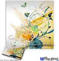 Decal Skin compatible with Sony PS3 Slim Water Butterflies