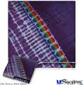 Decal Skin compatible with Sony PS3 Slim Tie Dye Alls Purple