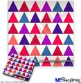 Decal Skin compatible with Sony PS3 Slim Triangles Berries