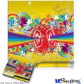 Decal Skin compatible with Sony PS3 Slim Rainbow Music