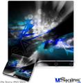 Decal Skin compatible with Sony PS3 Slim ZaZa Blue