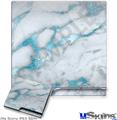 Decal Skin compatible with Sony PS3 Slim Mint Gilded Marble