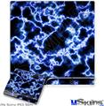 Decal Skin compatible with Sony PS3 Slim Electrify Blue
