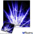 Decal Skin compatible with Sony PS3 Slim Lightning Blue