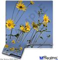 Decal Skin compatible with Sony PS3 Slim Yellow Daisys