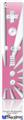 Wii Remote Controller Face ONLY Skin - Rising Sun Japanese Pink