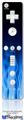 Wii Remote Controller Face ONLY Skin - Fire Flames Blue