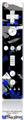 Wii Remote Controller Face ONLY Skin - Abstract 02 Blue