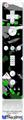 Wii Remote Controller Face ONLY Skin - Abstract 02 Green