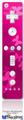 Wii Remote Controller Face ONLY Skin - Bokeh Butterflies Hot Pink