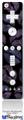 Wii Remote Controller Face ONLY Skin - Purple And Black Lips