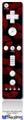 Wii Remote Controller Face ONLY Skin - Red And Black Lips