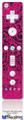 Wii Remote Controller Face ONLY Skin - Folder Doodles Fuchsia